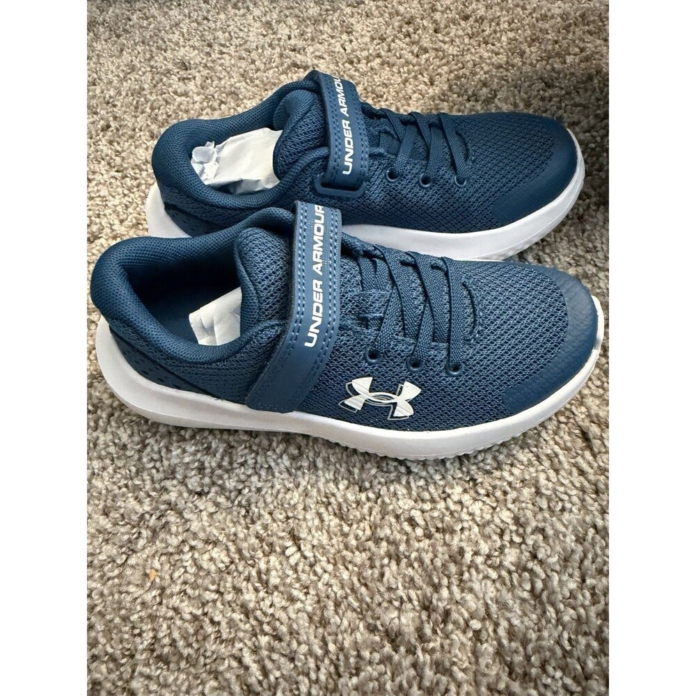 Under Armour Boys Sneakers Size 13K Blue New In Box
